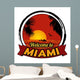Welcome to Miami Sign Wall Decal