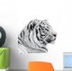 Proud white tiger Wall Decal