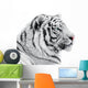 Proud white tiger Wall Decal