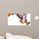 Maryland Map Brick Wall - Wall Decal