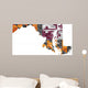 Maryland Map Brick Wall - Wall Decal