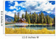 Bridge over Emerald Lake and camping Wall Mural