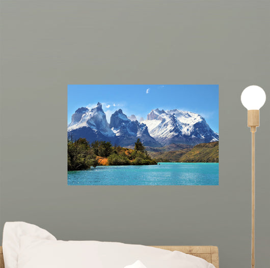Azure Lake Pehoe Wall Decal