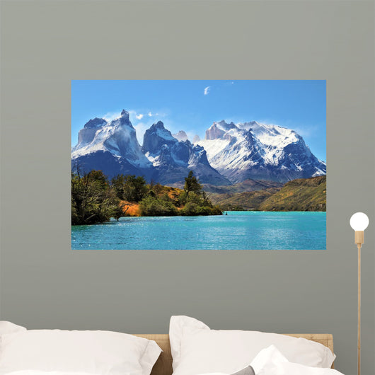 Azure Lake Pehoe Wall Decal
