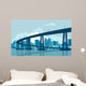 San Diego Skyline Wall Decal Design 1