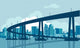 San Diego Skyline Wall Decal Design 1