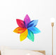Chakra Symbol Colorful Lotus Wall Decal