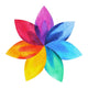 Chakra Symbol Colorful Lotus Wall Decal