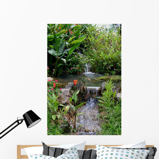 guava plantation waterfalls Wall Mural
