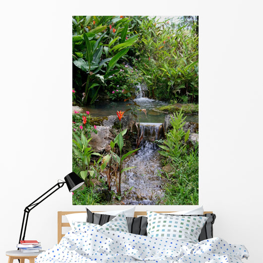 guava plantation waterfalls Wall Mural