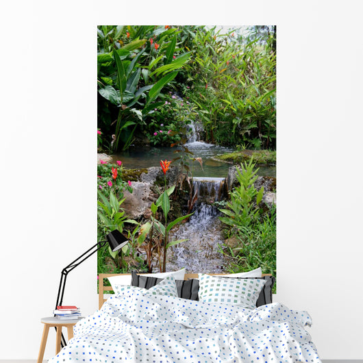 guava plantation waterfalls Wall Mural