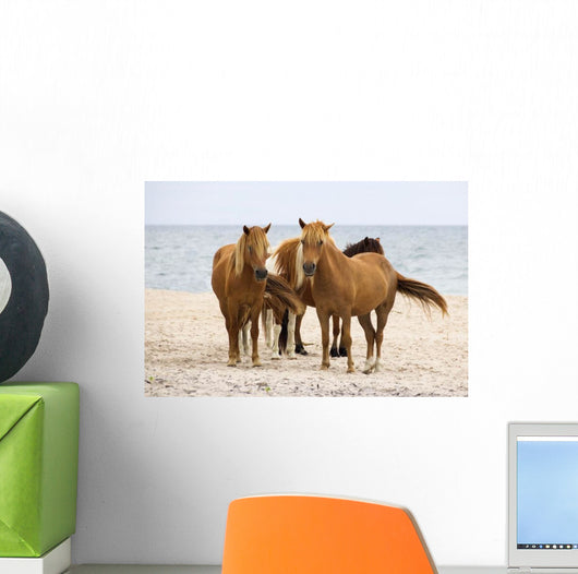 Wild Horses Beach Wall Decal