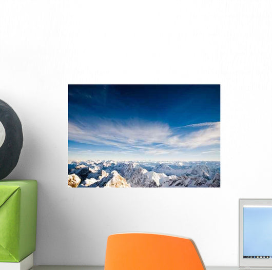 Mountain Peaks Covered with Wall Decal