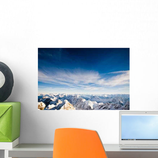 Mountain Peaks Covered with Wall Decal