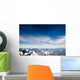 Mountain Peaks Covered with Wall Decal