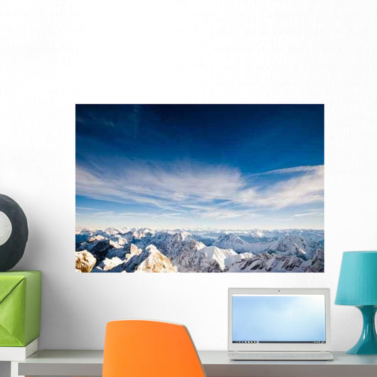 Mountain Peaks Covered with Wall Decal
