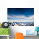 Mountain Peaks Covered with Wall Decal