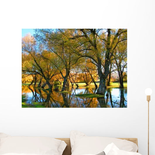 Trees Water Wall Decal