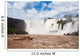 tourist boat at Iguazu falls Wall Mural