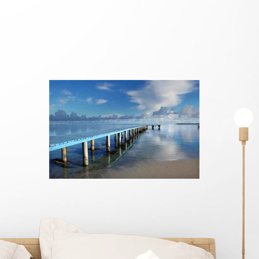 Blue Jetty Wall Decal