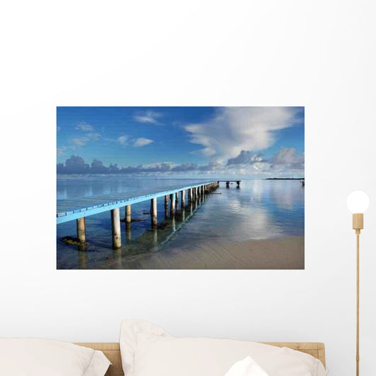 Blue Jetty Wall Decal