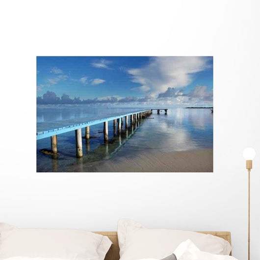 Blue Jetty Wall Decal