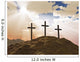 Three Cross on Calvary Hill Wall Mural