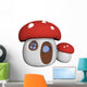 Fairy Toadstool Mushroom House Wall Decal