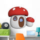 Fairy Toadstool Mushroom House Wall Decal