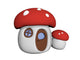 Fairy Toadstool Mushroom House Wall Decal