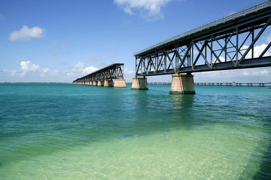 Florida Keys Broken Bridge Turquoise Water Wall Mural