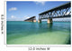 Florida Keys Broken Bridge Turquoise Water Wall Mural