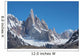famous mt. cerro torre and its neighbors mt. torre egger and punta herron in los glaciares national park, patagonia, Argentina Wall Mural
