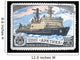 Nuclear ice breaker "Arctic" on Soviet stamp Wall Mural