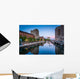Buildings along Providence River Wall Decal