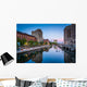 Buildings along Providence River Wall Decal