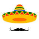 sombrero moustache Wall Decal