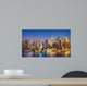 View on Manhattan at night, New York, USA Wall Mural