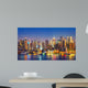 View on Manhattan at night, New York, USA Wall Mural