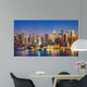 View on Manhattan at night, New York, USA Wall Mural