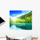 Lake Deep Forest Wall Decal Design 3