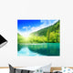 Lake Deep Forest Wall Decal Design 3