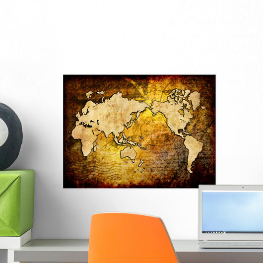 world map vintage design Wall Mural