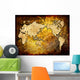 world map vintage design Wall Mural