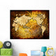 world map vintage design Wall Mural