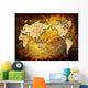 world map vintage design Wall Mural