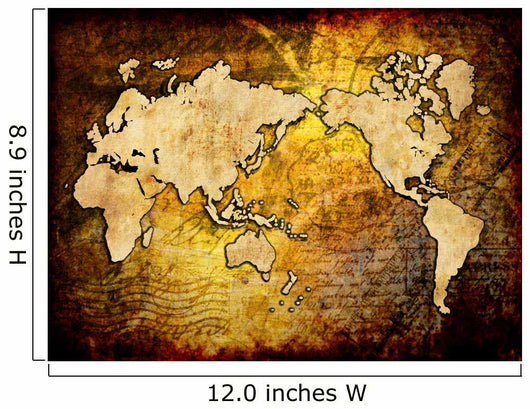 world map vintage design Wall Mural