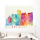 San Diego Landmarks Watercolor Wall Decal