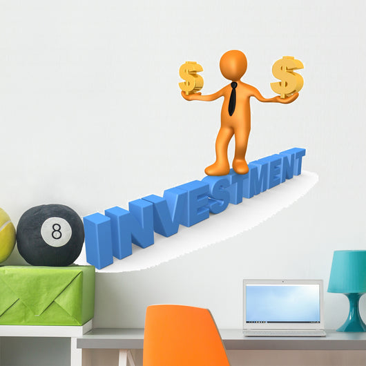 Investment Dollar Wall Decal