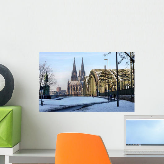 Cologne Cathedral Winter Wall Decal